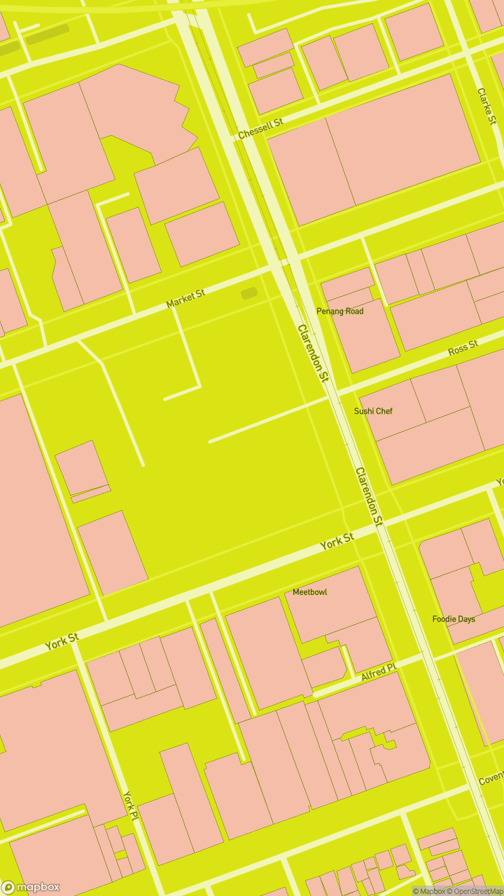 Map of South Melbourne